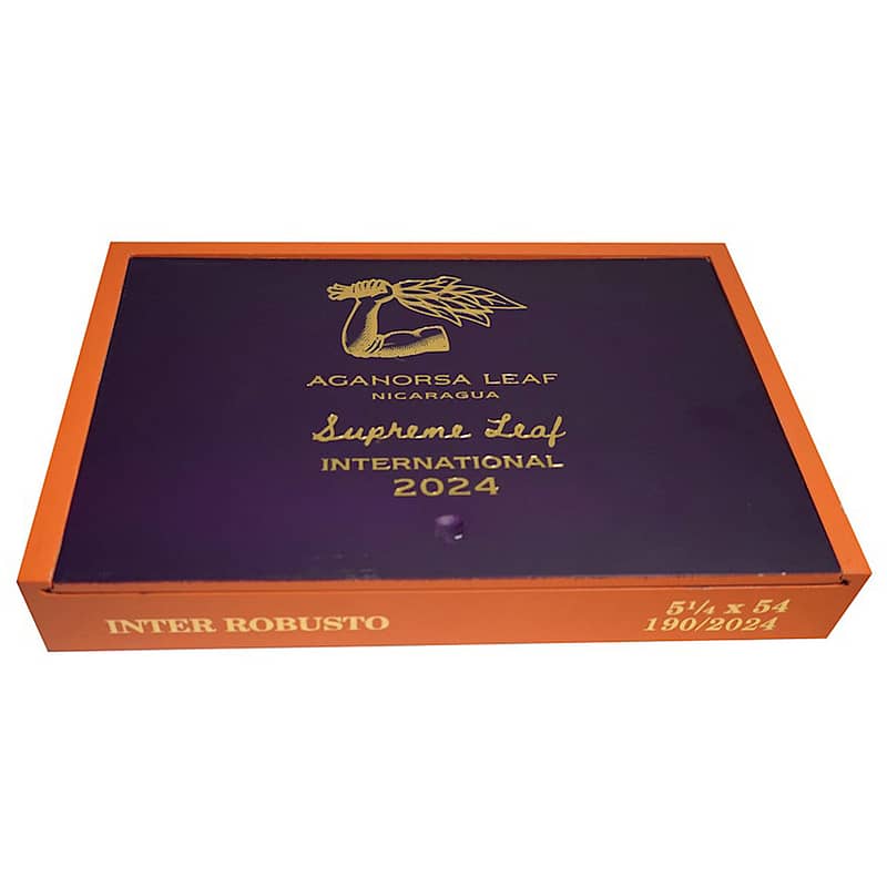 Aganorsa-Leaf-Cigar - Box closed of Supreme Leaf International